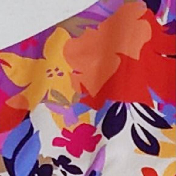 Aidan Mattox One-Shoulder Floral Dress with Tulip-Style Skirt - Picture 5 of 11